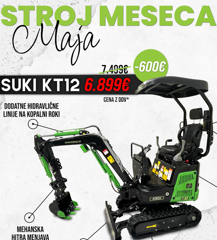 Mini bager akcijska cena